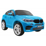 Elektrické autíčko BMW X6 - dvojmiestne - lakované - modré